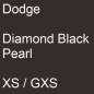 Preview: Dodge, Diamond Black Pearl, XS / GXS.